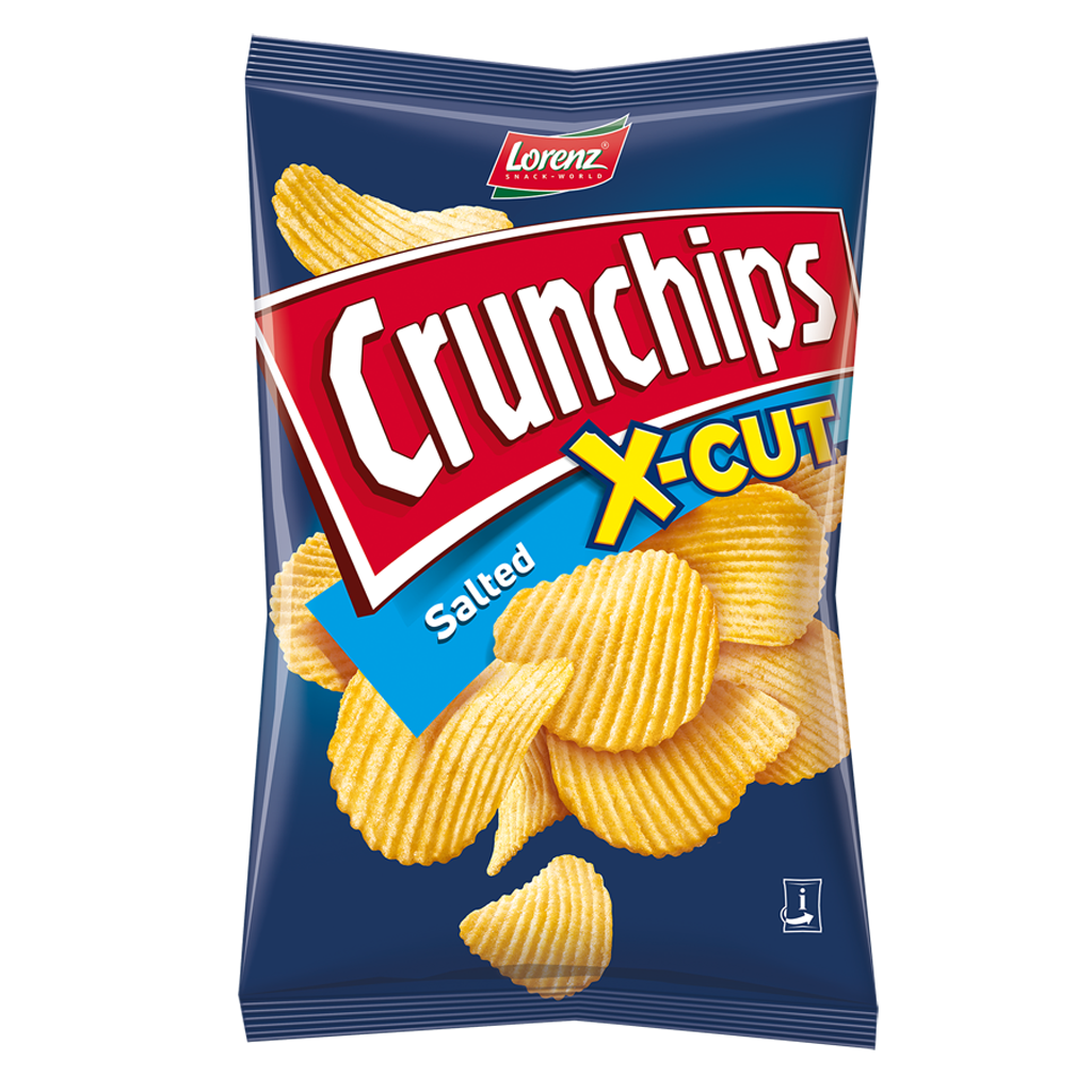 Crunchips x-cut salted