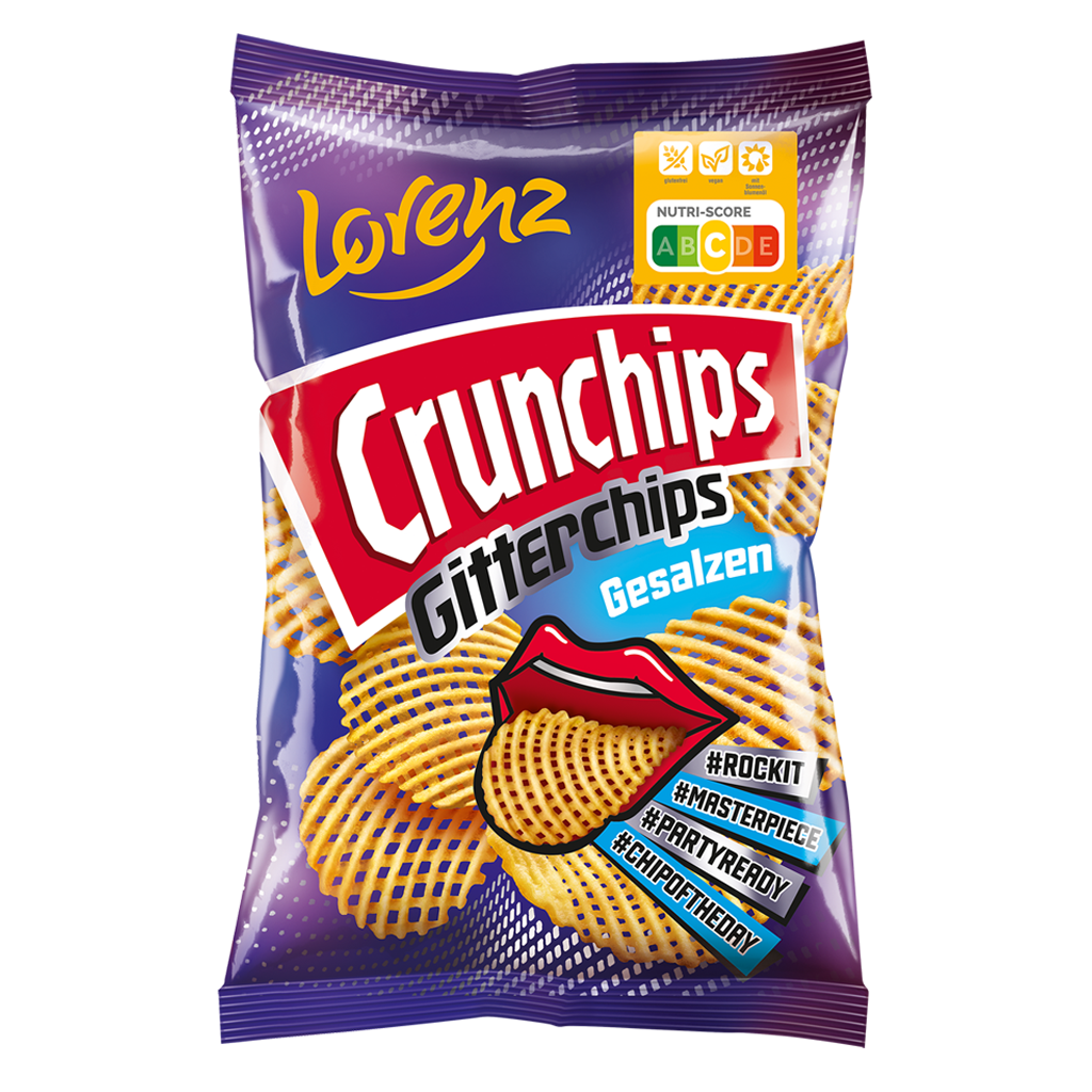 Crunchips Gitterchips gesalzen