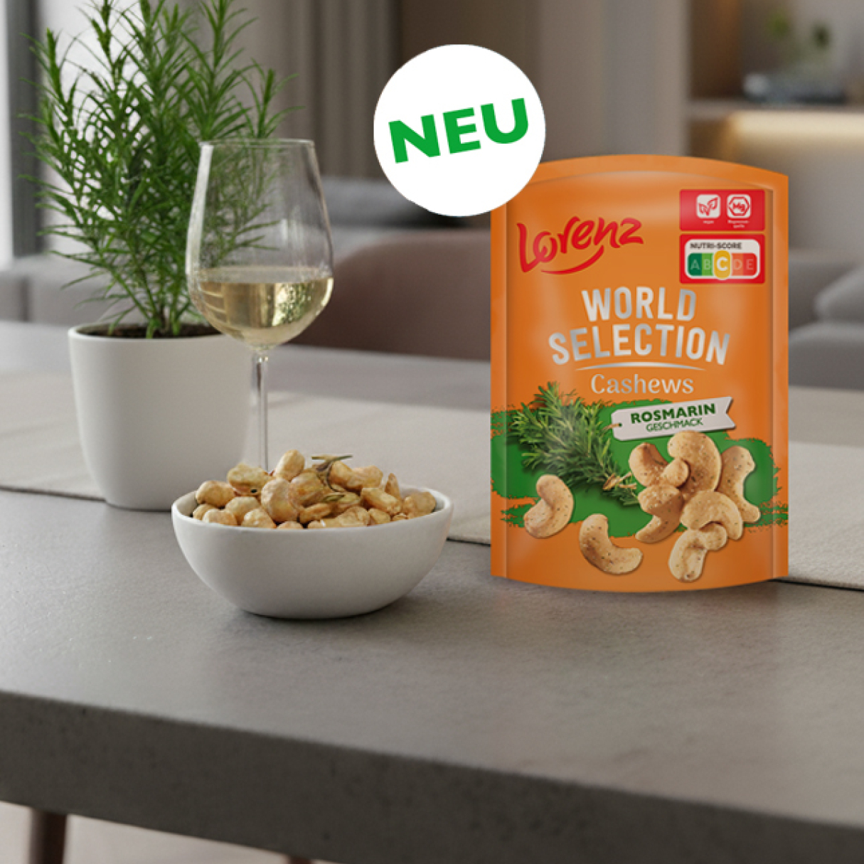 Cashews Rosmarin
