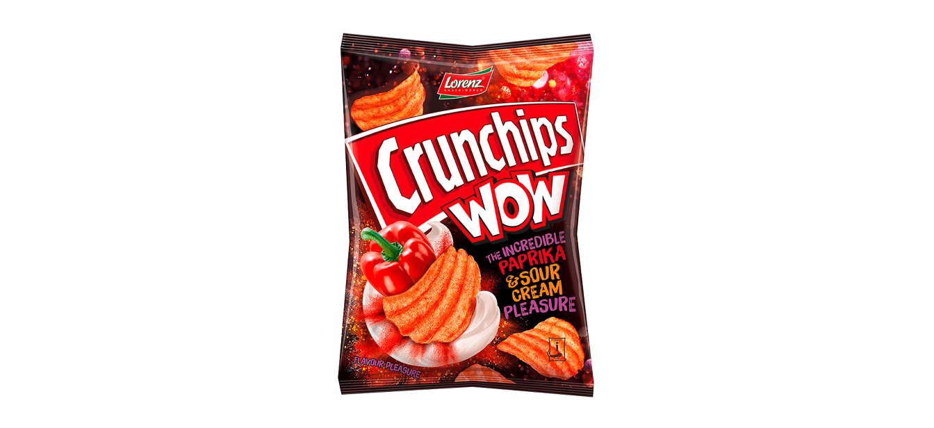 Crunchips WOW The Incredible Paprika and Sour Cream Pleasure