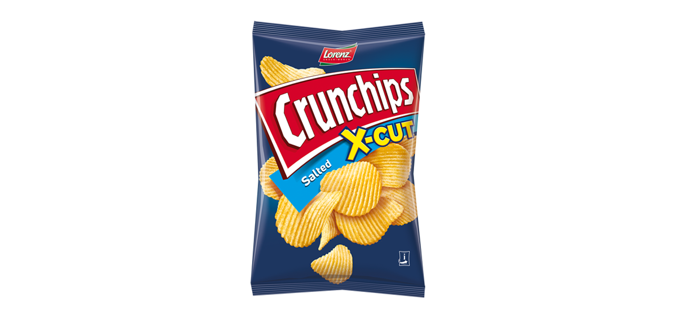 Crunchips x-cut salted