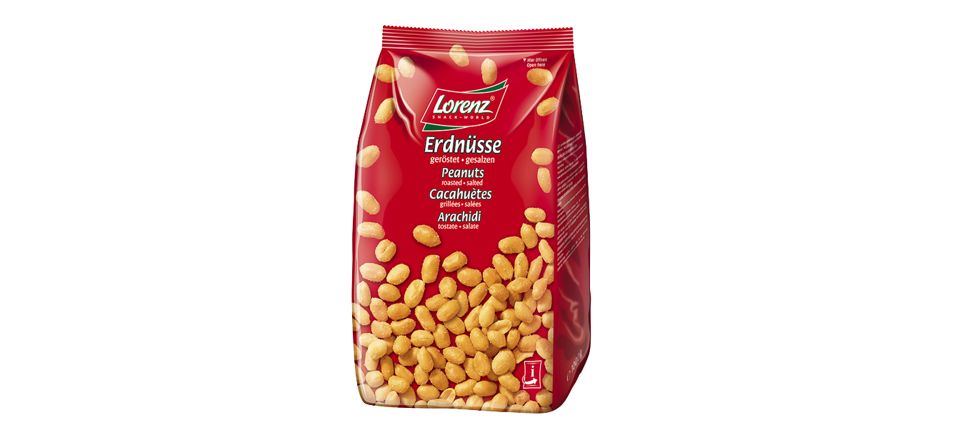 Erdnüsse geröstet, gesalzen 1000g