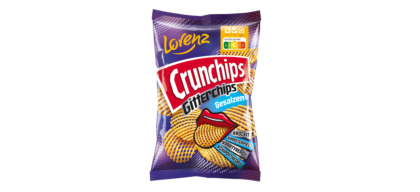 Crunchips Gitterchips gesalzen
