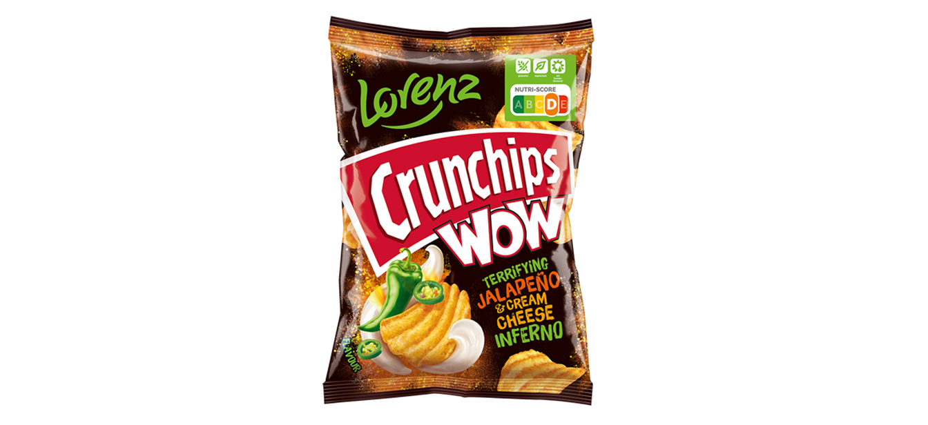 Crunchips WOW The Terrifying Jalapeño and Cream Cheese Inferno