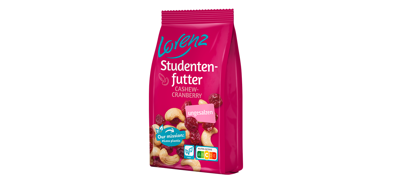 Studentenfutter Cashew Cranberry 150g