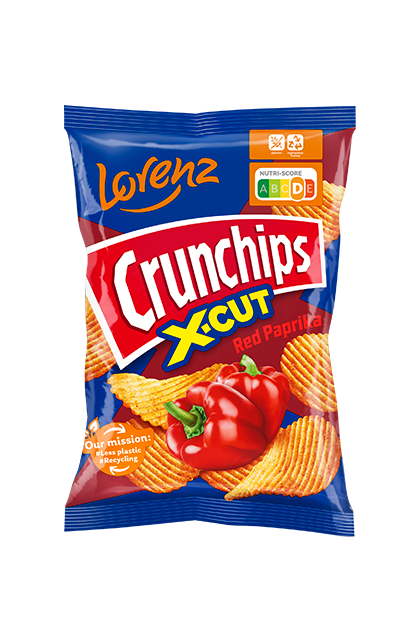 Crunchips x-cut red paprica