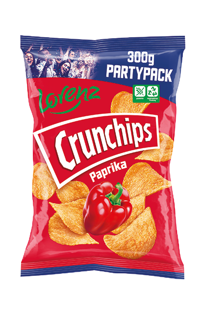 crunchips paprika party pack